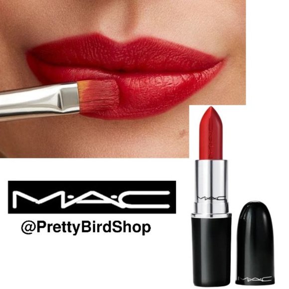 Last one! MAC fLUSTered 557 Lipstick NIB Lustreglass - Picture 3 of 5